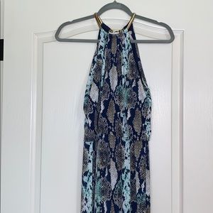Dress Barn Snake Print Maxi Dress
